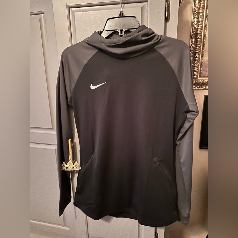 Nike Gray Hooded Sweatshirt